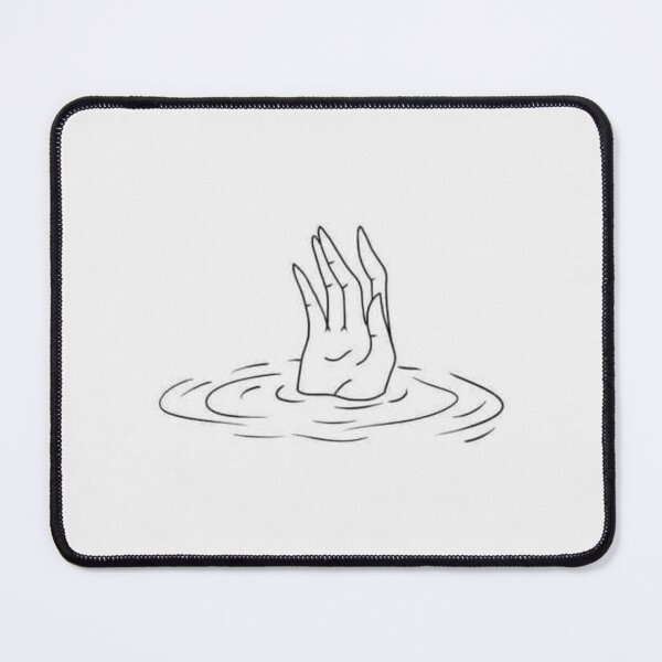 Item preview, Abstract Drowning Hand Minimal Illustration designed and sold by Dreamfield477.