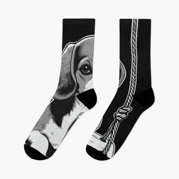 Item preview, Beagle Drinking ice Coffee end Swing b&w DIGOR designed and sold by AlisonPAnderson.