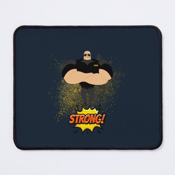 Item preview, Strong Gym Comic Character – Funny Bodybuilder Strength Design designed and sold by M.Store.
