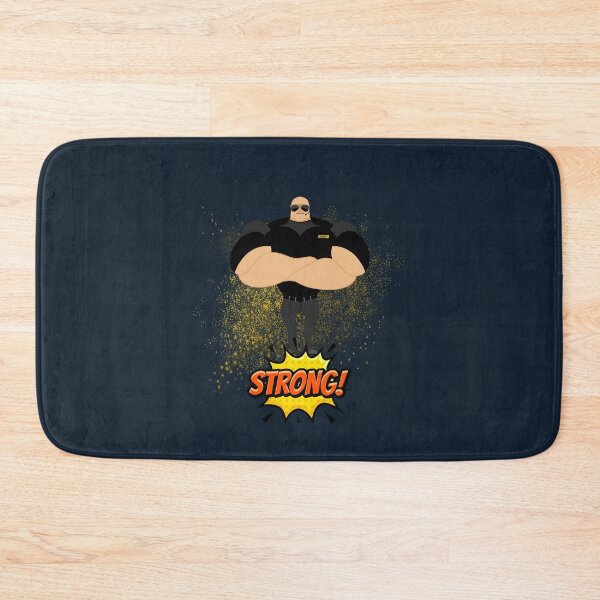 Item preview, Strong Gym Comic Character – Funny Bodybuilder Strength Design designed and sold by M.Store.