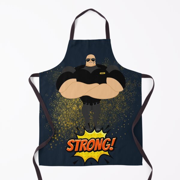 Item preview, Strong Gym Comic Character – Funny Bodybuilder Strength Design designed and sold by M.Store.