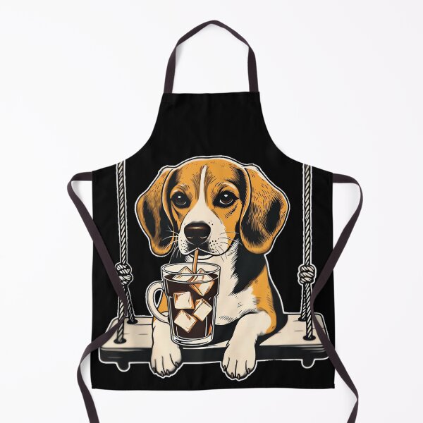 Item preview, Beagle Drinking ice Coffee end Swing DIGOR designed and sold by AlisonPAnderson.