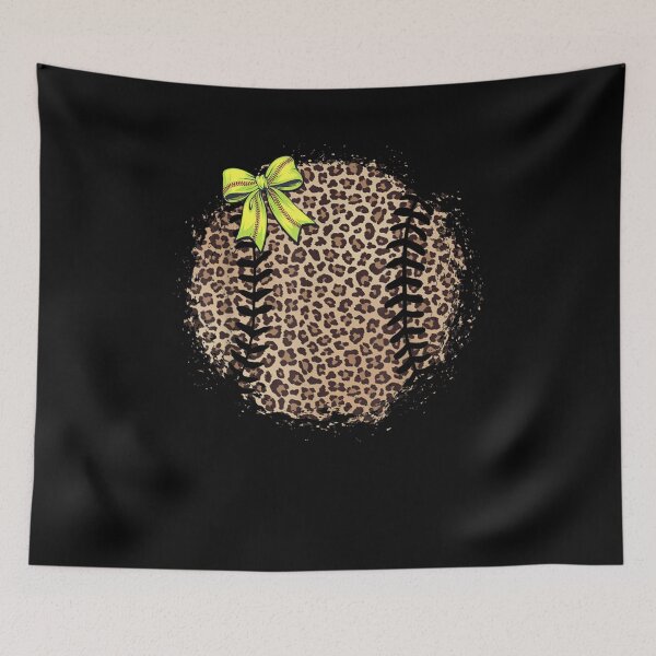 Item preview, Softball Mom Leopard Coquette Bow Softball Mama Game Day designed and sold by Cheesymatiion.