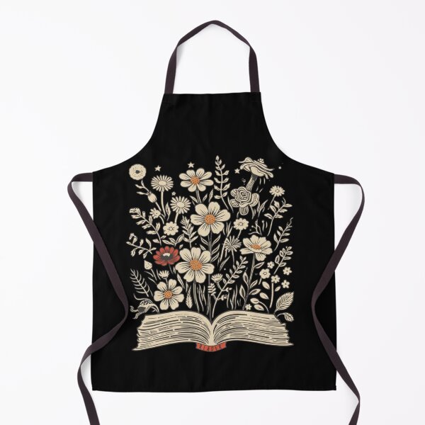 Item preview, Flowers Growing From Book – Vintage Botanical Reading Lover Cottagecore Design designed and sold by flowerpower999.