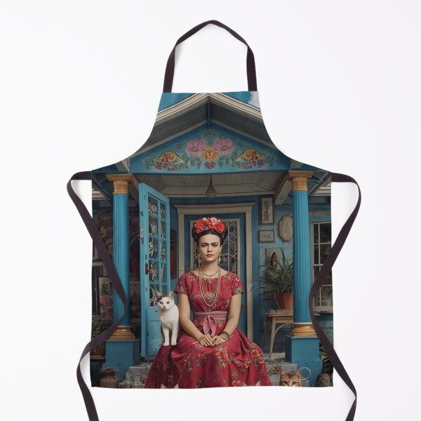 Item preview, Modern Freida Kahlo and Cats designed and sold by Anisha Vaz.