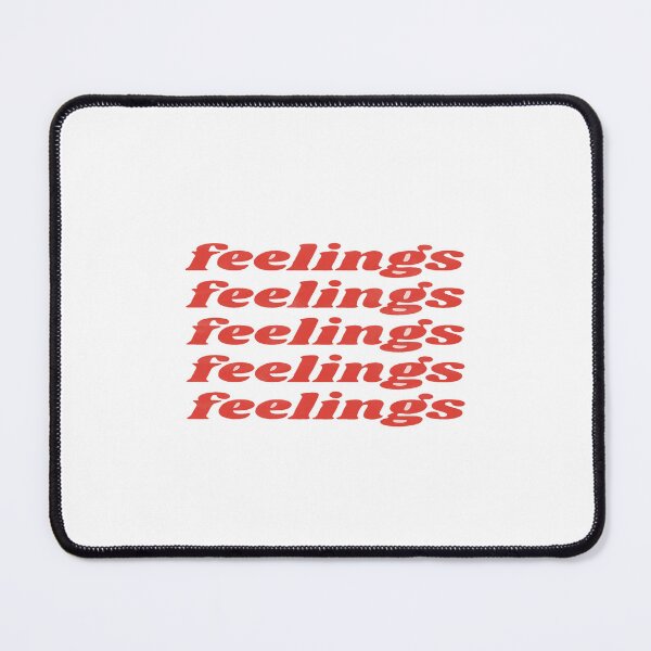 Item preview, Bold Retro “Feelings” Repeated Typography Design – Emotional Aesthetic Print for Mindfulness & Expression designed and sold by Bright Nest Studio.