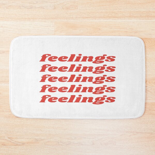 Item preview, Bold Retro “Feelings” Repeated Typography Design – Emotional Aesthetic Print for Mindfulness & Expression designed and sold by Bright Nest Studio.