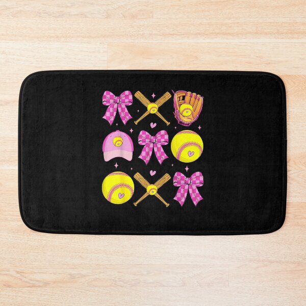 Item preview, Checkered Mama Bow Cute Softball Mom Women Game Day Sports designed and sold by Cheesymatiion.