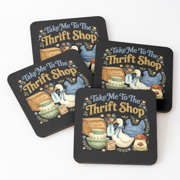 Item preview, Take Me To The Thrift Shop Vintage Goose Decor designed and sold by margamPagenberg.