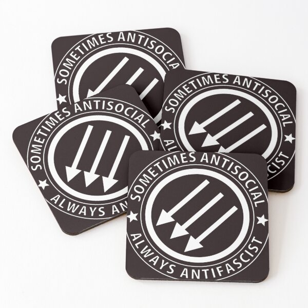 Item preview, Sometimes Antisocial Always Antifascist  designed and sold by Siam-1306.