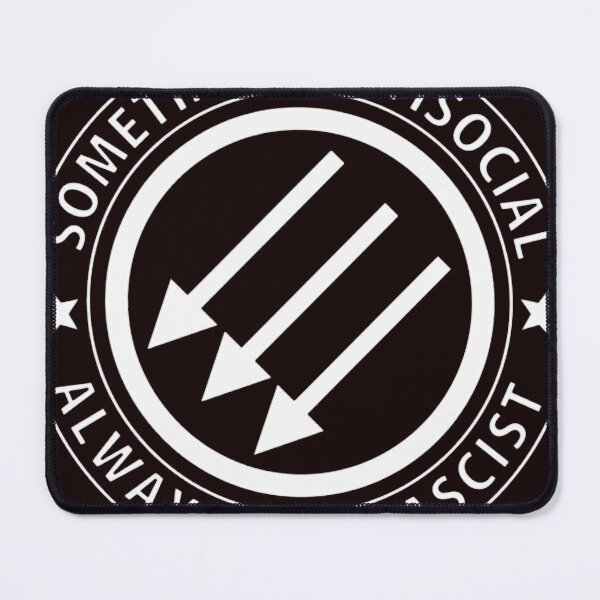 Item preview, Sometimes Antisocial Always Antifascist designed and sold by Siam-1306.