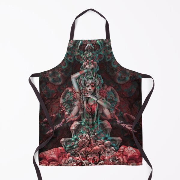Item preview, The Necro-Goddess: Dark Surrealism & Fractal Bones designed and sold by yuvimaginaria.