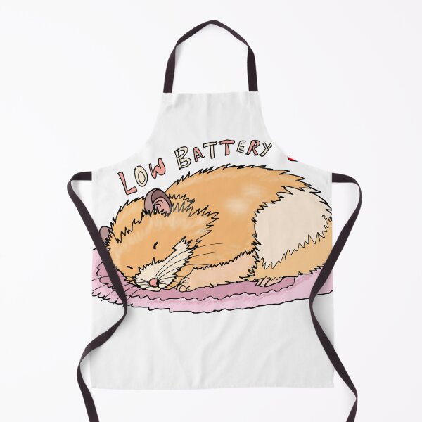 Item preview, Low battery hamster sticker-cute sleepy kawaii animal cartoon designed and sold by pn_terest.