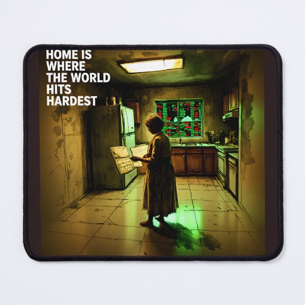 Item preview, "Home Is Where the World Hits Hardest — Household Budgets Under Strain" designed and sold by Creative-RE.