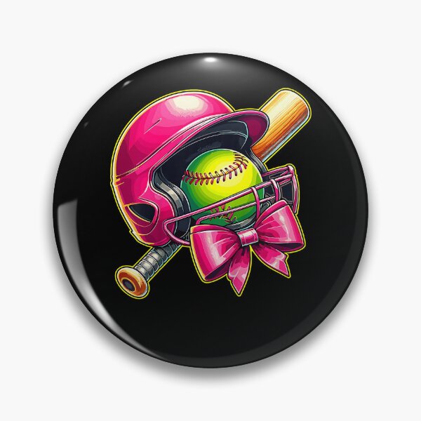 Item preview, Softball Player Girl Coquette Bow Softball designed and sold by Cheesymatiion.