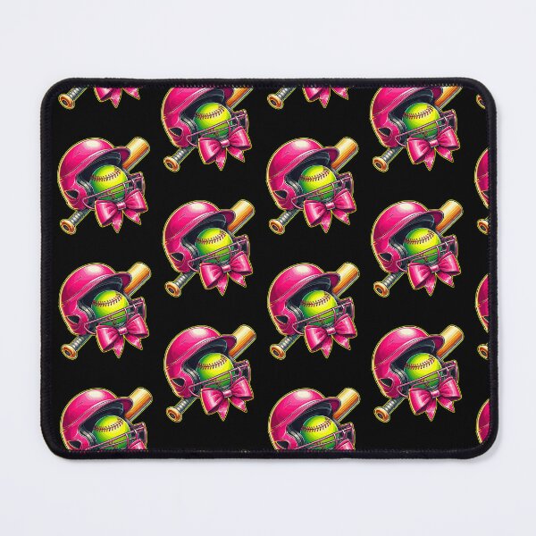 Item preview, Softball Player Girl Coquette Bow Softball designed and sold by Cheesymatiion.