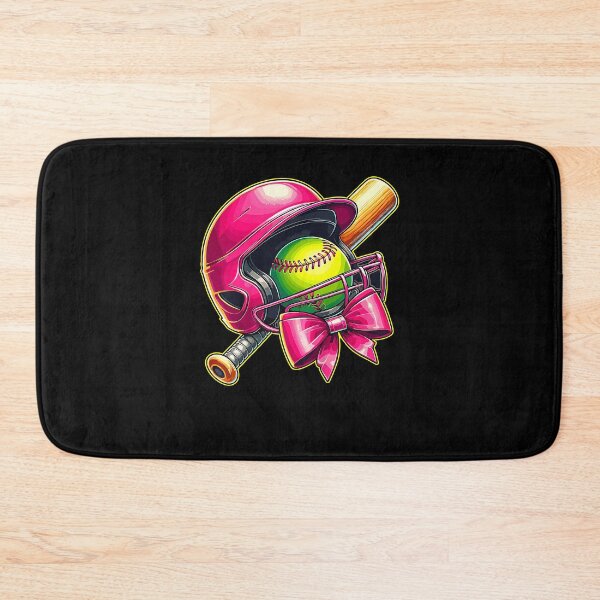 Item preview, Softball Player Girl Coquette Bow Softball designed and sold by Cheesymatiion.