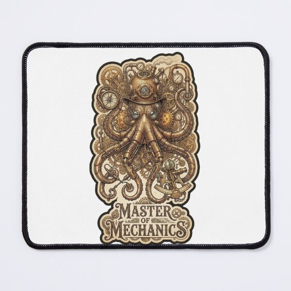 Item preview, Steampunk Octopus Explorer - Victorian Mechanical Diver designed and sold by HiruK.