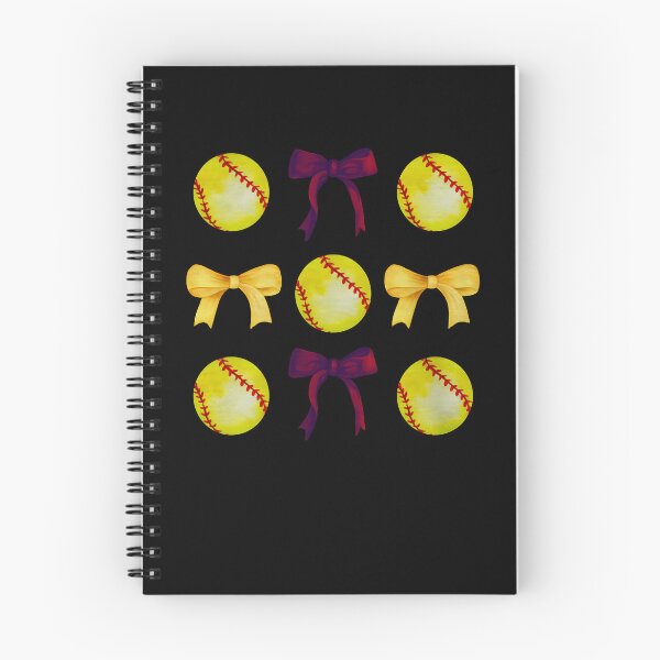 Item preview, Softballs & Bows for Women Girls Softball Player Maroon Gold designed and sold by Cheesymatiion.