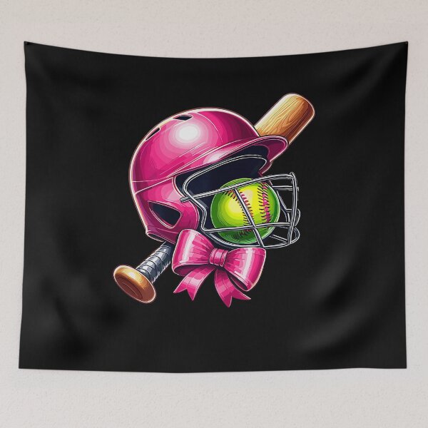 Item preview, Softball Girl Coquette Bow Softball designed and sold by Cheesymatiion.