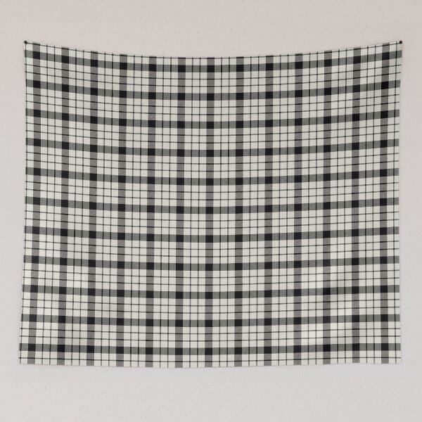 Item preview, MacFarlane Black White Modern Clan Tartan – Scottish Plaid Pattern for Proud Scots designed and sold by The Tartan Forge.