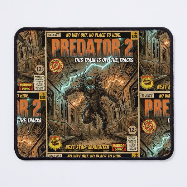 Item preview, Predator 2 Retro Vintage Comic Cover Art designed and sold by Back2Collage.