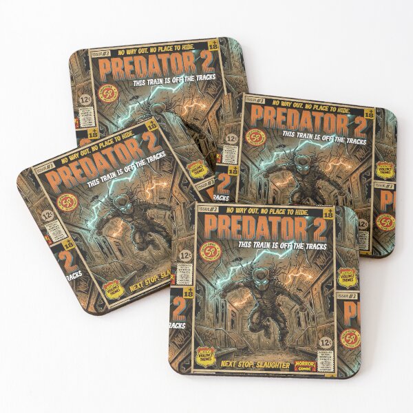 Item preview, Predator 2 Retro Vintage Comic Cover Art designed and sold by Back2Collage.