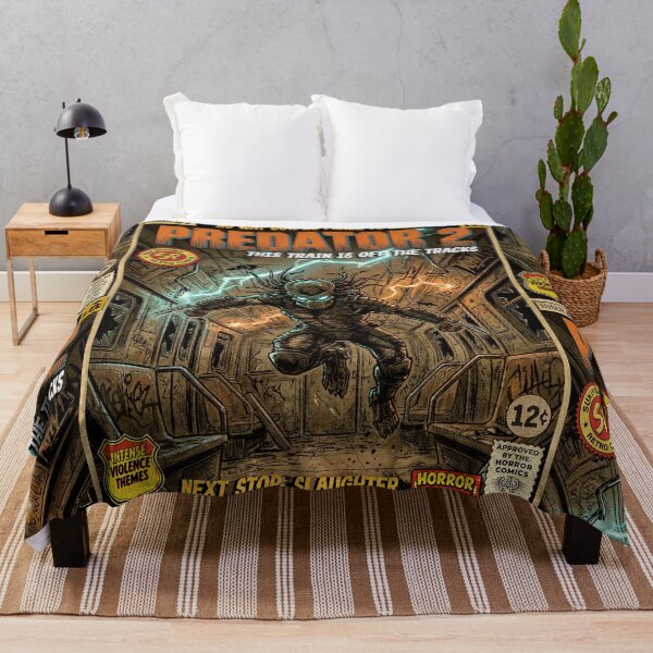Item preview, Predator 2 Retro Vintage Comic Cover Art designed and sold by Back2Collage.
