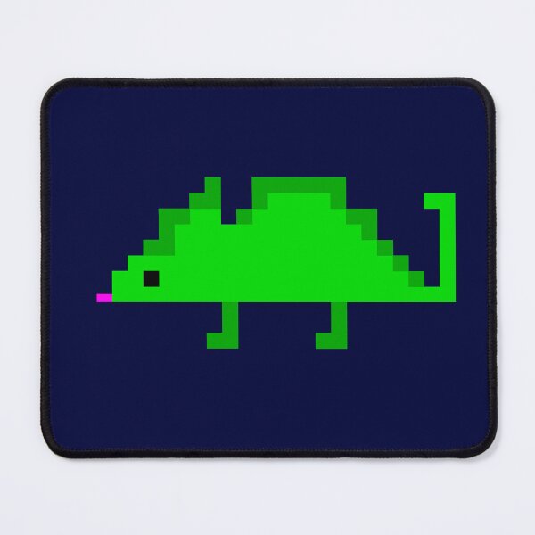 Item preview, Green Pixel Chameleon – Cute Retro Lizard Pixel Art designed and sold by VALNT.