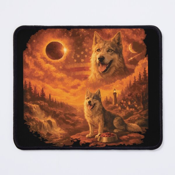 Item preview, Wolf Howling to The Moon Vintage 90s Retro Animal Wildlife Art designed and sold by BOUCHERIT amine.
