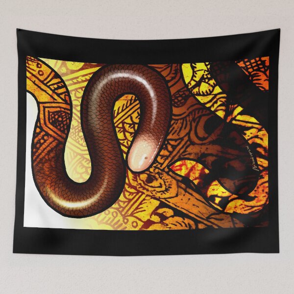 Item preview, White-Headed Blind Snake designed and sold by CulpeoFox.
