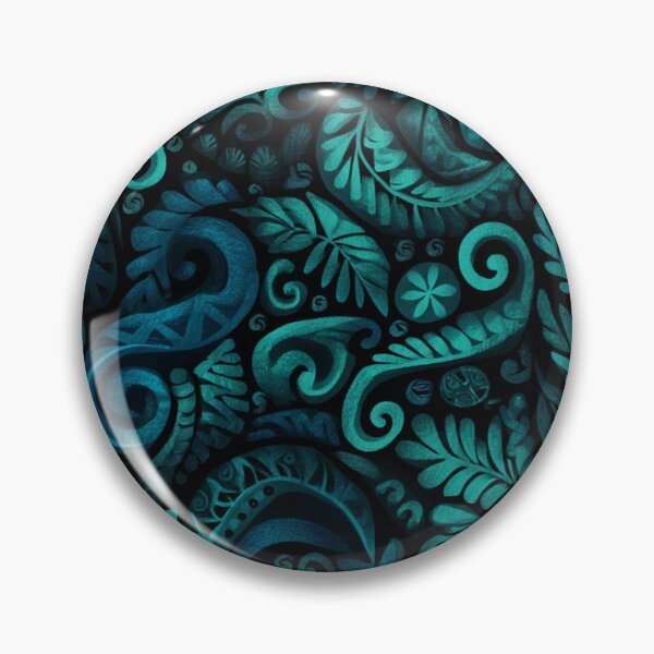 Item preview, New Zealand Māori Paua Pattern Koru Design 849 designed and sold by GrinGalore.
