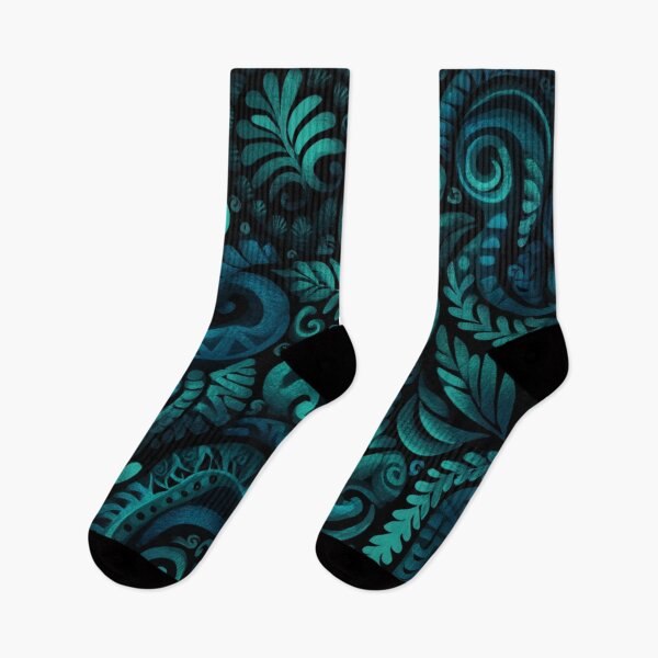 Item preview, New Zealand Māori Paua Pattern Koru Design 849 designed and sold by GrinGalore.