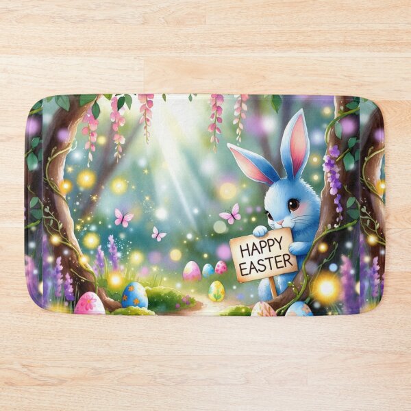 Item preview, Magical Pastel Easter Bunny Enchanted Forest designed and sold by PixelVibe782.