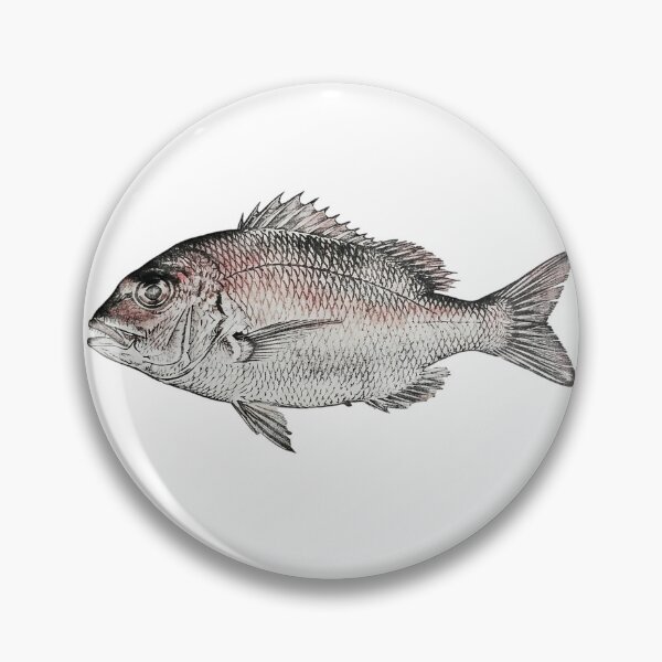 Item preview, Gyotaku of Red Snapper designed and sold by INKEDOCEAN.