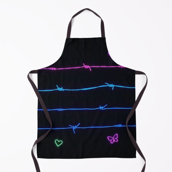 Item preview, Neon Butterflies and Barb Wire  designed and sold by MidnightVisionStudio.