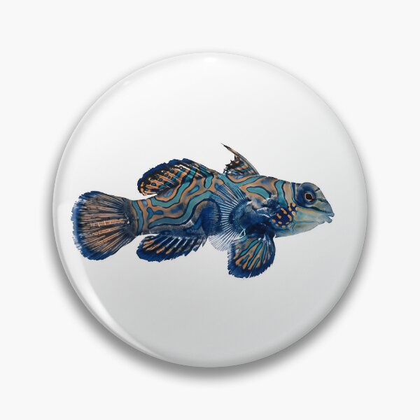 Item preview, Gyotaku of Mandarinfish designed and sold by INKEDOCEAN.
