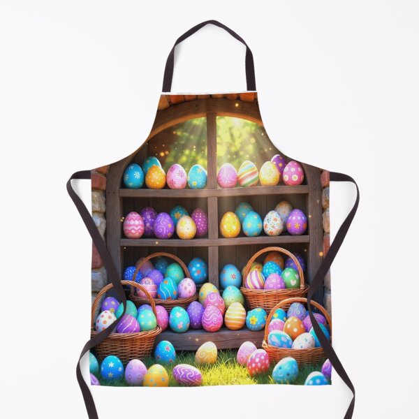 Item preview, Magical Easter Hobbit Window of Colorful Eggs designed and sold by PixelVibe782.