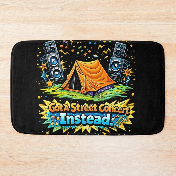 Item preview, Camping for Peace Got a Street Concert Instead – Funny Camping Music Festival Tent Design designed and sold by LineLoo.