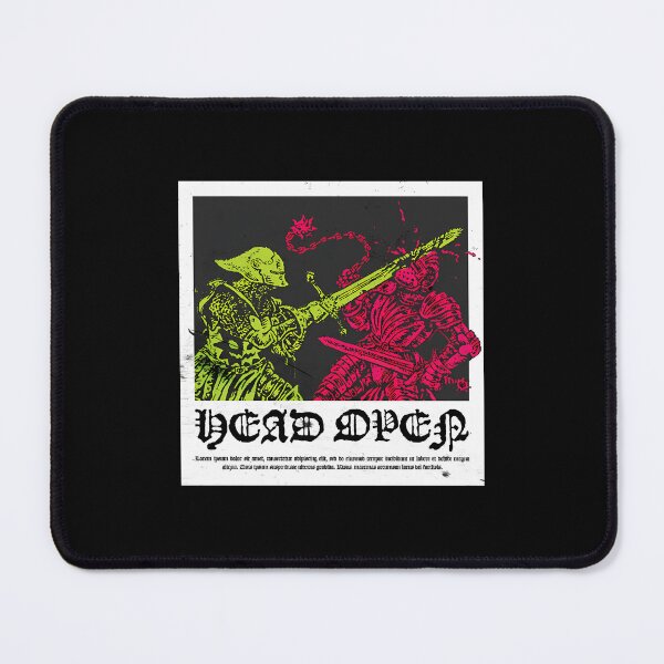 Item preview, Head Open Acid Grunge Medieval Duel Poster designed and sold by MarianDArt.