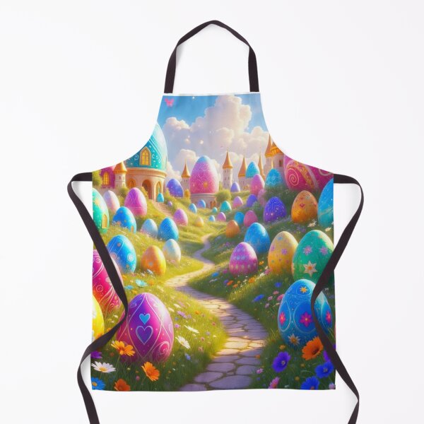 Item preview, Magical Easter Wonderland with Giant Colorful Eggs designed and sold by PixelVibe782.