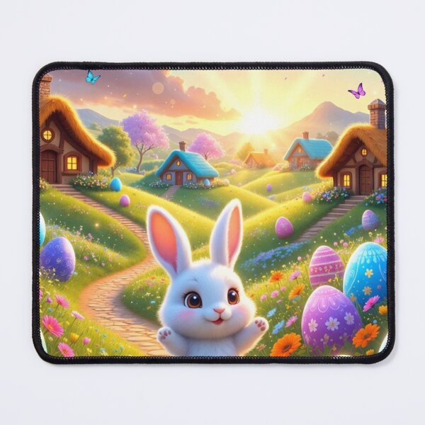 Item preview, Magical Easter Bunny Village Fantasy designed and sold by PixelVibe782.