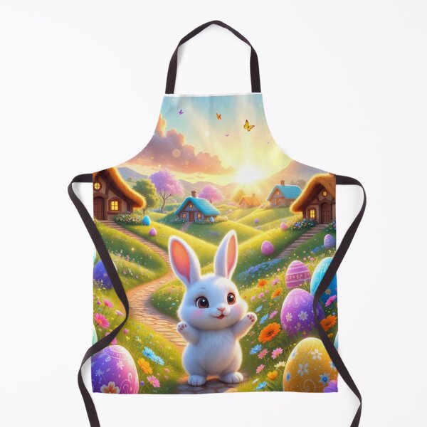 Item preview, Magical Easter Bunny Village Fantasy designed and sold by PixelVibe782.