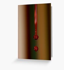 Waterdrops Greeting Card