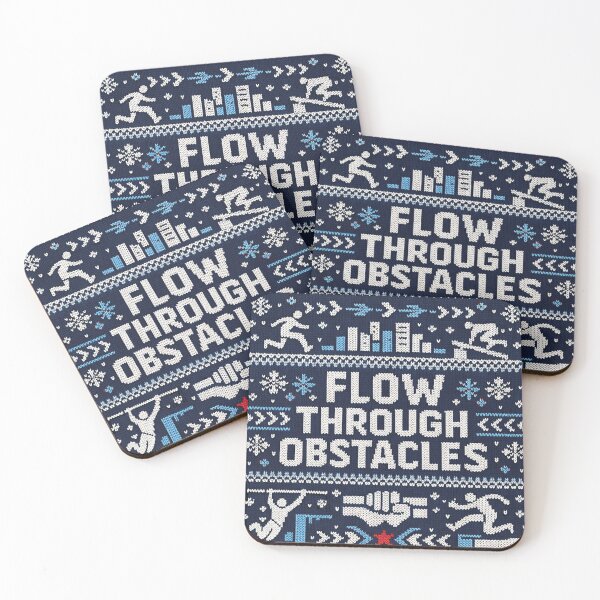 Item preview, Flow Through Obstacles Parkour Urban Flow Knitting Pattern designed and sold by Mauswohn.