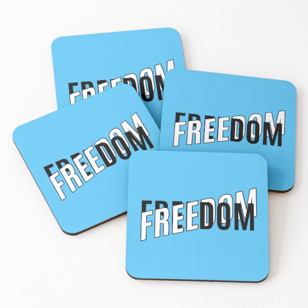 Item preview, Freedom Typography Design – Inspirational Minimalist Quote designed and sold by M.Store.