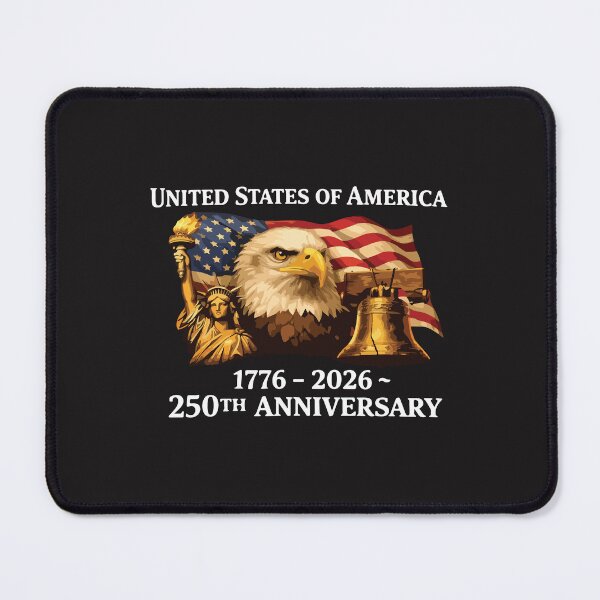 Item preview, USA 250th Anniversary 1776 2026 Patriotic Eagle Flag designed and sold by kiralynstration.