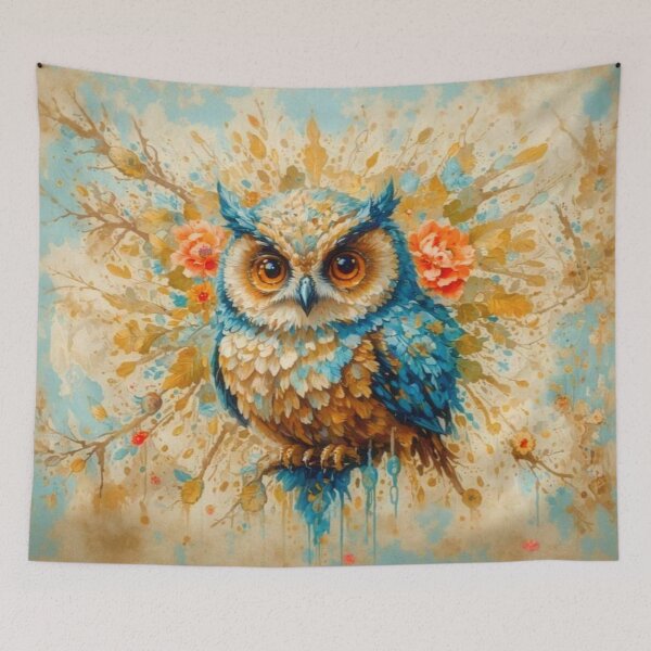 Item preview, The Petal Perch Owl designed and sold by Dawne's Designs.