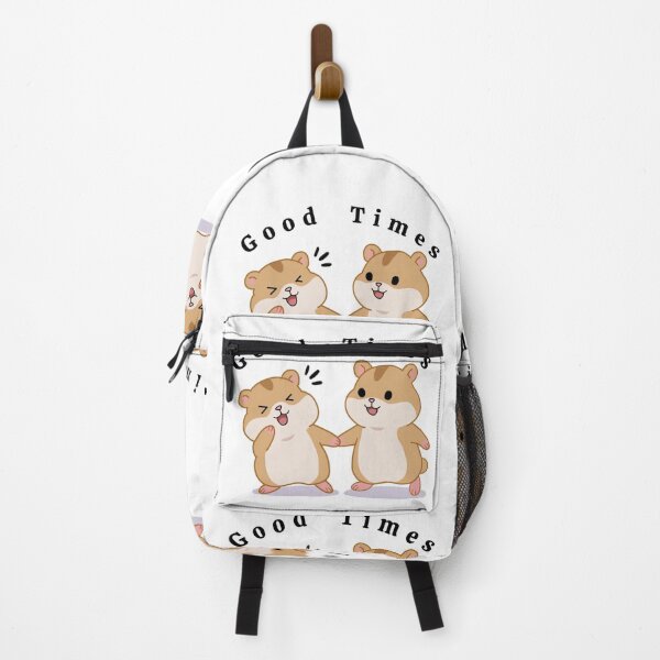 Item preview, Good Times Cute Hamster Sticker- Funny Kawaii Hamster Friends designed and sold by pn_terest.