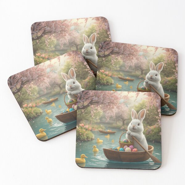 Item preview, Cinematic Enchanted Easter Bunny River designed and sold by PixelVibe782.